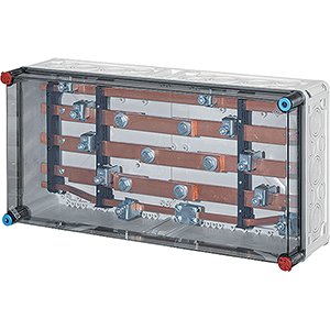 Hensel Mi Railkast voor trafo's IP65. 400A. 5 polig deelbaar. BM4. 600x300mm - 20001383 etim internet - 20010945