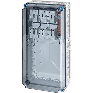 Hensel Mi Zekeringkast IP65. 1x250A NH1 3p. op Rail 250A 5 polig. 300x600mm - 20001389 etim internet - 20011040