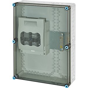 Hensel Mi Lastscheiderkast IP65. 1x400A NH2 3p. BM6. 450x600mm. +PE/Nul klem - 20001418 etim internet - 20010984