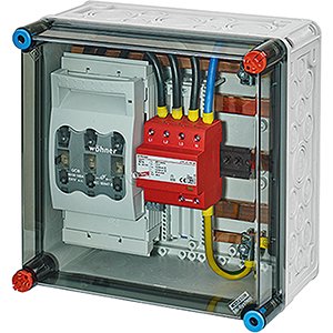Hensel Mi OSB railsysteemkast 400A 5P. 300x300mm. OSB 50kA Type 1+2 +NH00 - 20001459 etim internet - 20011246