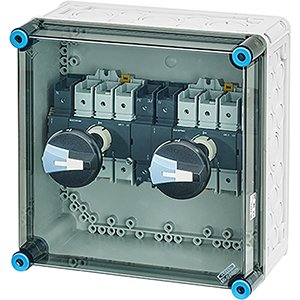 Hensel Mi Lastschakelaarkast IP65. 2x125A. 3 polig. BM2. 300x300. +PE/N klem - 20001480 etim internet - 20011089