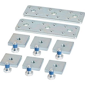 Hensel Railverbinder 3 voudig voor U profiel Montage rail (set 2 st) - 20001525 etim internet - 20011269