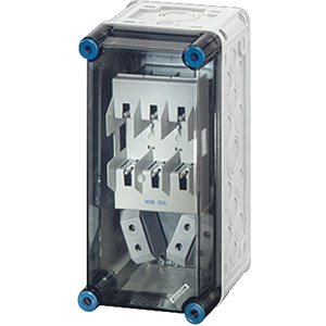 Hensel Mi Zekeringkast IP65. 1x160A NH00 3p. BM1. 150x300mm. +PE/Nul klem - 2000154 etim internet - 20010973