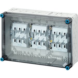 Hensel Mi Zekeringkast IP65. 3x160A NH00 3p. BM3. 450x300mm. +PE/Nul klem - 2000156 etim internet - 20010976