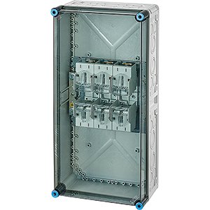 Hensel Mi Zekeringkast IP65. 1x250A NH1 3p. BM4. 300x600mm. +PE/Nul klem - 2000158 etim internet - 20010977