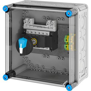 Hensel Mi Netomschakelaarkast 63A. 4 polig. BM2. 300x300mm. +PE klem - 20001580 etim internet - 20011097