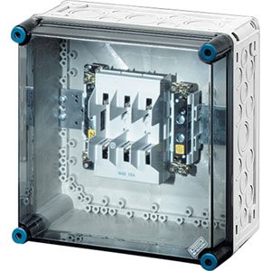 Hensel Mi Zekeringkast IP65. 1x160A NH00 3p. BM2. 300x300mm. +PE/Nul klem - 2000159 etim internet - 20010974