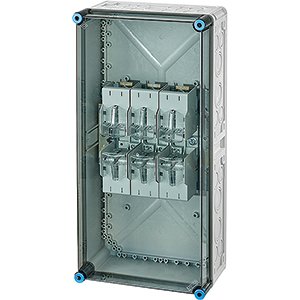 Hensel Mi Zekeringkast IP65. 1x400A NH2 3p. BM4 300x600mm. +PE/Nul klem - 2000160 etim internet - 20010978