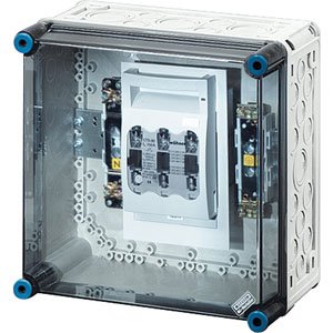 Hensel Mi Lastscheiderkast IP65. 1x160A NH00 3p. BM2. 300x300mm. +PE/Nul klem - 2000187 etim internet - 20010980