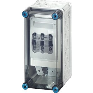 Hensel Mi Lastscheiderkast IP65. 1x160A NH00 3p. BM1. 150x300mm. +PE/Nul klem - 2000188 etim internet - 20010979