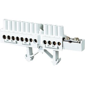 Hensel Mi Verbindingsklem PE 1x 25 +12x 16mm DIN-rail Grijs - 2000337 etim internet - 20011221