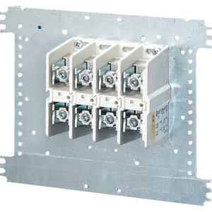 Hensel Mi Aansluitsklem 250A. 16-150 mm&sup2; Cu/Alu 4 polig. op montageplaat - 2000507 etim internet - 20011270