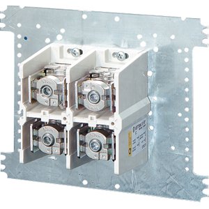 Hensel Mi Aansluitsklem 630A. 95-300 mm&sup2; Cu/Alu 2 polig. op montageplaat - 2000549 etim internet - 20011274