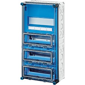 Hensel Mi Automatenbehuizing IP65. 36 mod. 3x12+extra DIN-rail Klapd. 300x450 - 2000608 etim internet - 20010922