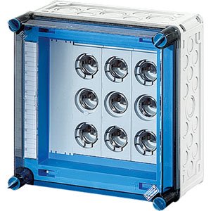 Hensel Mi Zekeringkast IP65. 3x63A 3p DIII E33. op Rail 400A 5polig. 300x300 - 2000625 etim internet - 20010965