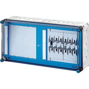 Hensel Mi Zekeringkast IP65. 2x160A NH00 3p. op Rail 400A 5 polig. 600x300mm - 2000656 etim internet - 20011017