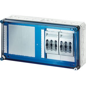 Hensel Mi Lastscheiderkast IP65. 2x160A NH00 3p op Rail 400A 5 polig. 600x300 - 2000658 etim internet - 20011020