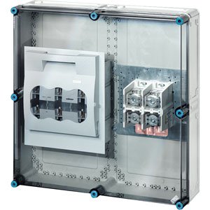 Hensel Mi Lastscheiderkast IP65. 1x630A NH3 3p. BM8. 600x600mm. +PE/Nul klem - 2000727 etim internet - 20010985