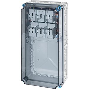 Hensel Mi Zekeringkast IP65. 1x250A NH1 3p. op Rail 400A 5 polig. 300x600mm - 2000779 etim internet - 20011041