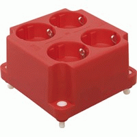 HAF deksel+wcd v 3640 rood 3640w4-r - 2017688 - 2017688
