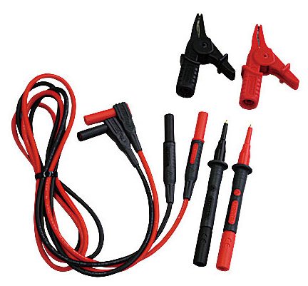 Kyoritsu Meetsnoerenset (rood/zwart) inclusief krokodillenklemmen en meetpennen - 20200922141900425 704869136 - 20037241