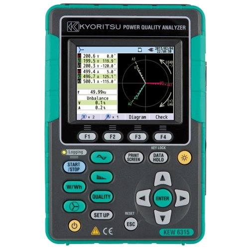 Kyoritsu Driefase Power Quality Analyser inclusief software en koffer - 202009221419048 1123336899 - 20037233