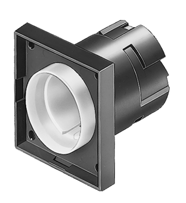 EAO Inzetstuk drukknop vierkant zwart 30x30 - 20230126081235693 237633815 - 20044245