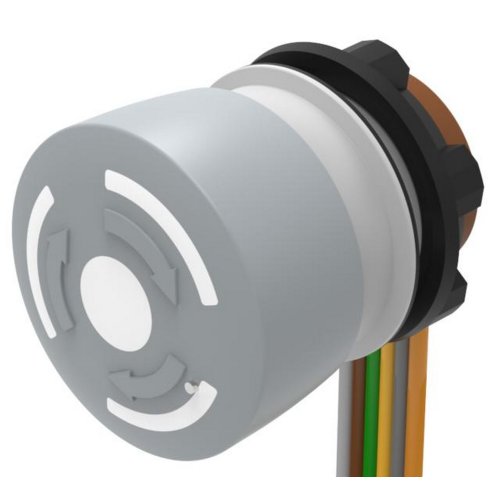 EAO Stopschakelaar grijs 1NC+1NO onverl. vlakbandkabel 300mm zwarte ring - 20230126081448803 1496122836 - 20045503