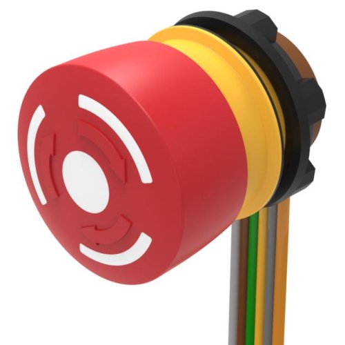 EAO Noodstopschakelaar 2NC onverlicht vlakbandkabel 300mm groene ring - 20230126081457287 2122088370 - 20045496