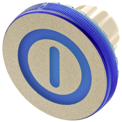 EAO Lens blauw met symbool "AAN/UIT" - 20230126081510381 110671574 - 20043434