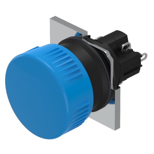 EAO Paddenstoeldrukknop D24 puls blauw 1M+1V soldeercontact - 2023022112311395 1720964591 - 20042857