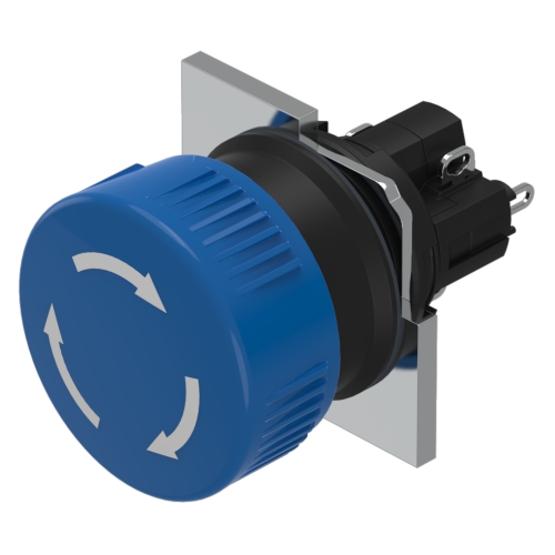EAO Stop Switch with twist release blue 1NC+1NO S - 20230221123423795 2103968056 - 20042912