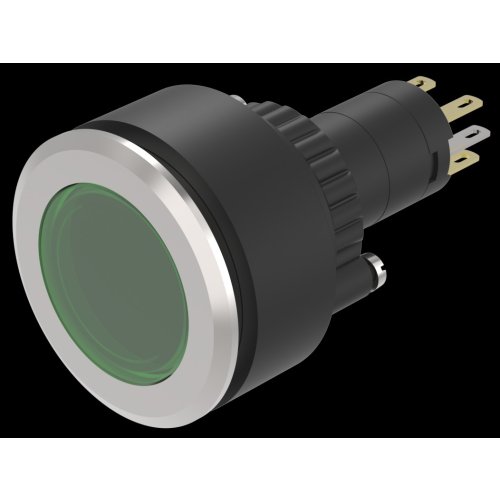 EAO Ill.pushbutton-Set flat lens green flat main 1NC+1NO ST/PT 28VAC/DC - 20230221123804202 853673408 - 20045953