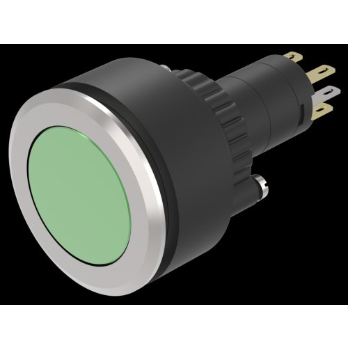 EAO Pushbutton-Set lens alu green flat mom ST/PT 1NC+1NO - 20230221123806264 1951835223 - 20045892