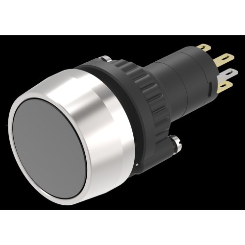 EAO Pushbutton-Set raised lens alu black flat mom ST/PT 1NC+1NO - 20230221123812171 509159058 - 20045860