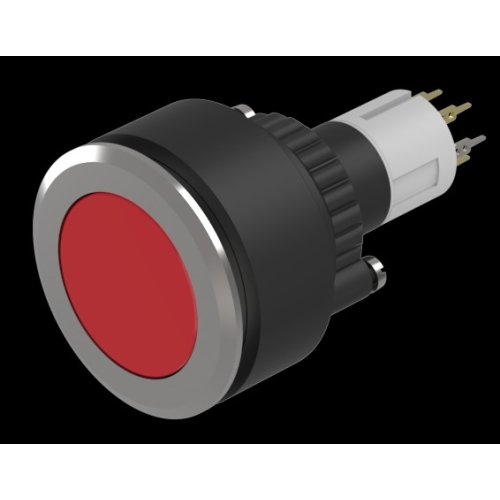 EAO Ill.pushbutton-Set flat lens red flat mom 1NC+1NO ST 28VAC/DC - 2023022112390953 2046133569 - 20045903