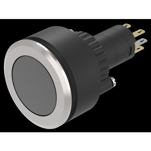 EAO Pushbutton-Set lens alu black flat main ST/PT 1NC+1NO - 20230221123909843 617482334 - 20045957