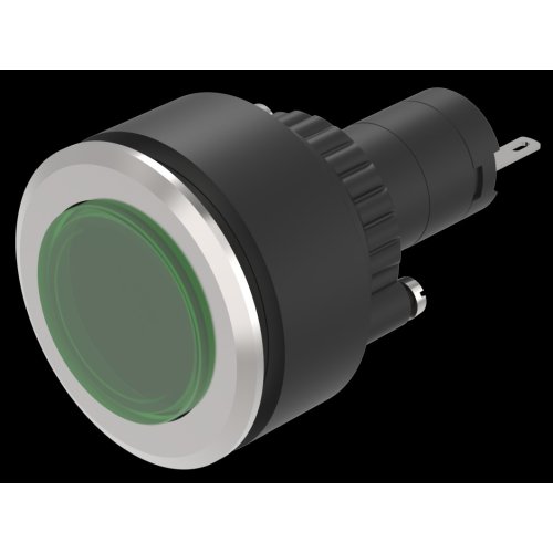 EAO Indicator-Set flat lens green raised ST/PT 28VAC/DC - 20230221123910561 1859416379 - 20045831