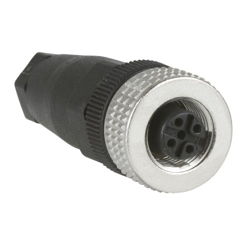 SE connector m12 4p recht female XZCC12FDM40B - 208651 lfosea0wh7 whr - 7382151