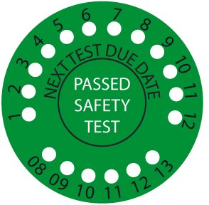 Fluke Pass-labels voor apparaten - 2141217 - 20011457