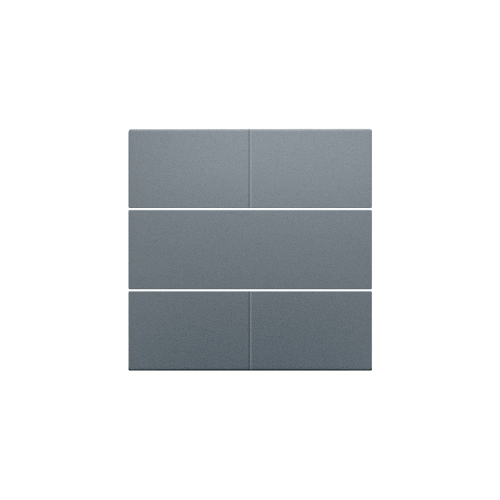 Niko Afwerkingsset voor 4-voudige potentiaalvrije drukknop 24 V, blue grey - 220 40050 foto - 20055558