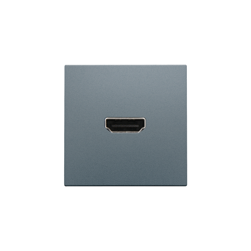Niko Afwerkingsset met HDMI-naar-HDMI-aansluiting, blue grey coated - 220 69416 foto - 20055599