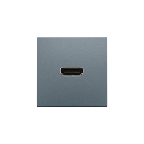 Niko Afwerkingsset met HDMI-naar-HDMI-aansluiting, blue grey coated - 220 69417 foto - 20055599