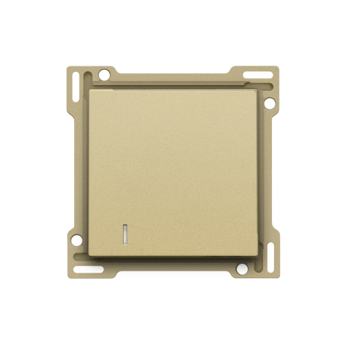 Niko Afwerkingsset voor hotelkaartschakelaar, gold coated - 221 61901 foto - 20055620
