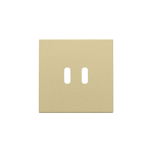 Niko Afwerkingsset voor dubbele smart USB-C-lader, gold coated - 221 68003 foto - 20196653