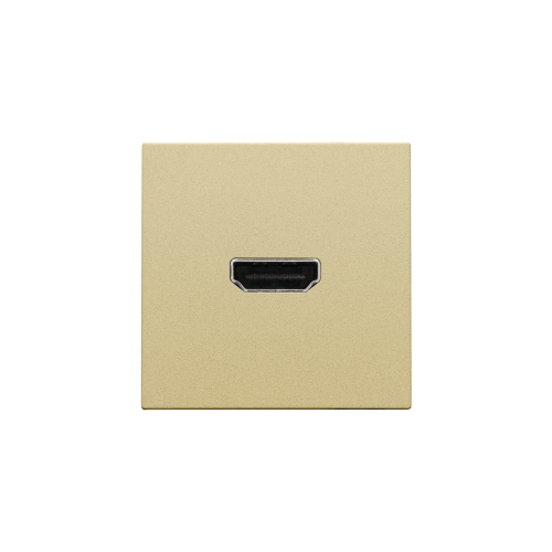 Niko Afwerkingsset met HDMI-naar-HDMI-aansluiting, gold coated - 221 69417 foto - 20055649