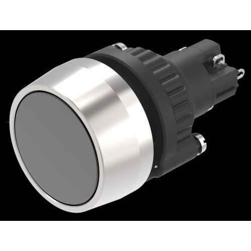 EAO Pushbutton-Set raised lens alu black flat main ST 1NC+1NO - 222575c91c9d06d9b171c961b023867f - 20045942