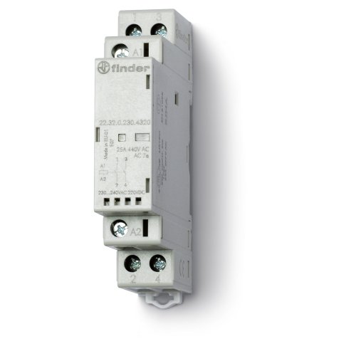 FINDER magneetschak. 2v 25a 230vuc 22.32.0.230.4420 - 223202304320 - 4375506