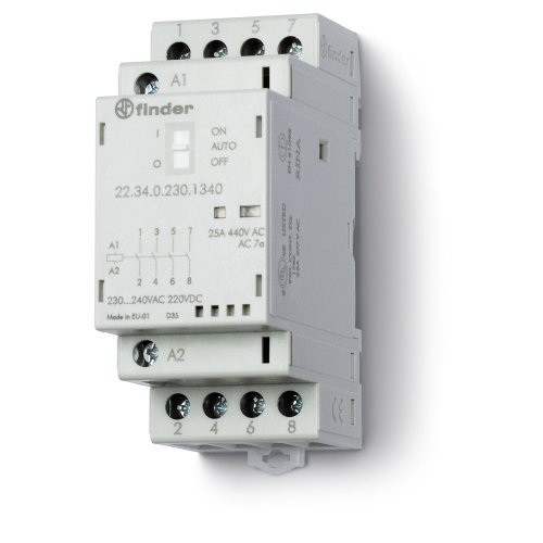 Finder FIN MAGNEETSCHAK 4M 25A 24VUC - 223402301340 - 20006208