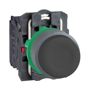 Schneider Electric black projecting pushbutton with clear boot 1NO screw clamp cp grey - 2288d17506b7088b707acf0808de5595 - 20083951